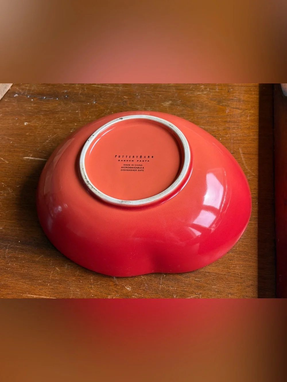 Pottery Barn Large Tomato Bowl
